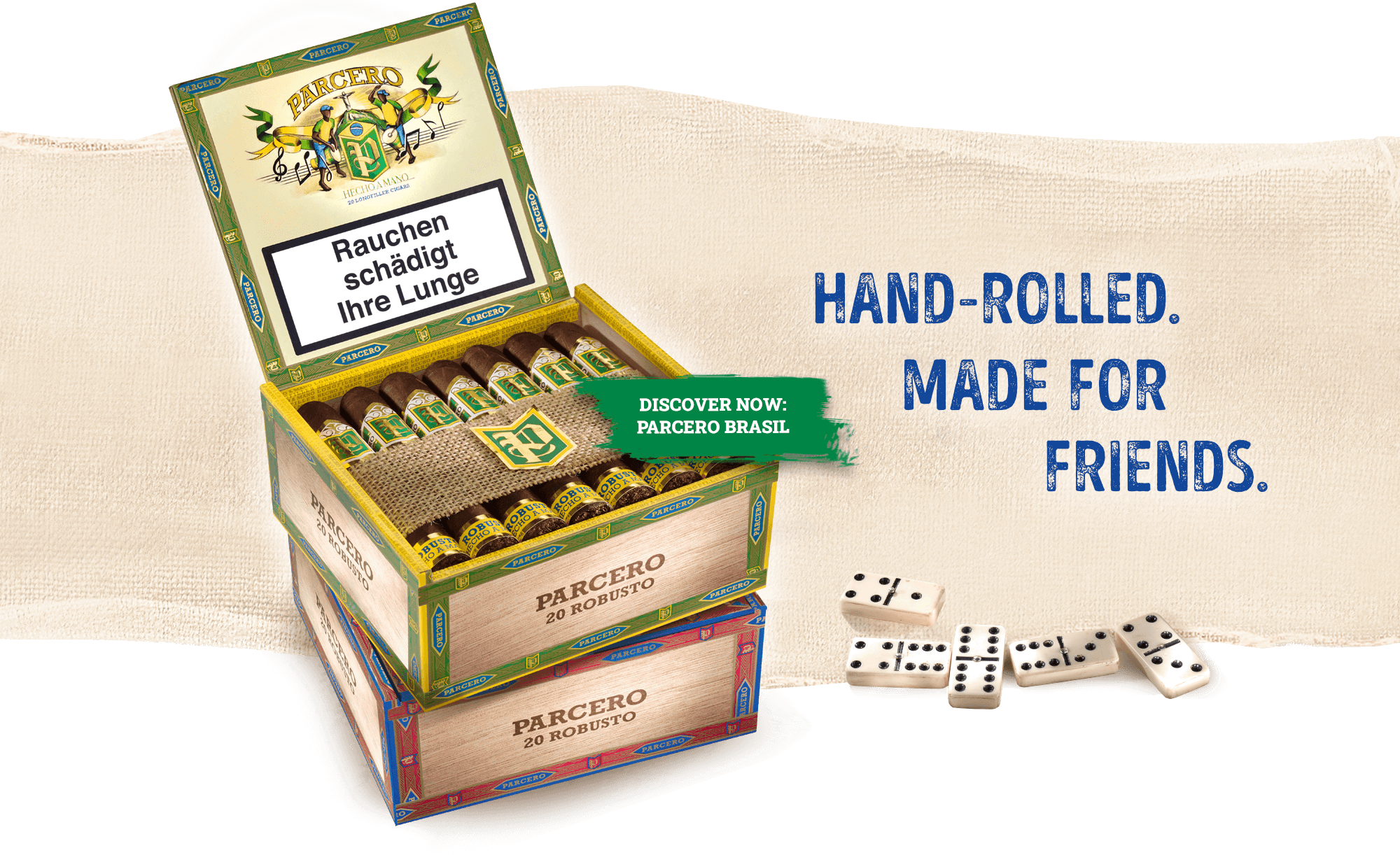 PARCERO Hand-rolled. Made for friends.